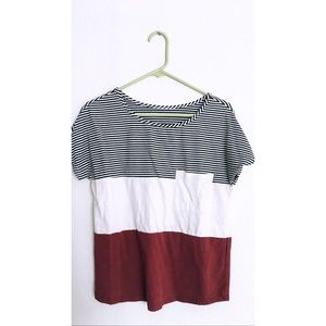Marrow Stripe Color Block Tee
